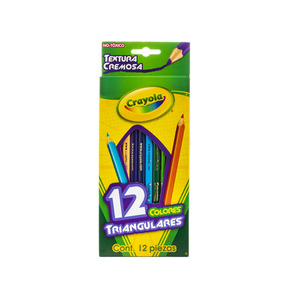 LAPICES DE COLOR CRAYOLA TRIANGULARES 12U LAPICES DE COLOR CRAYOLA TRIANGULARES 12U