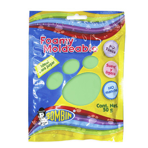 FOAMY MOLDEABLE BOMBIN VERDE 1U FOAMY MOLDEABLE BOMBIN VERDE 1U