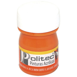 PINTURA ACRILICA NARANJA POLITEC N308 20ML PZ PINTURA ACRILICA NARANJA POLITEC N308 20ML PZ