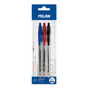 BOLIGRAFO MILAN P1 TRANSPARENTE 3U (COLORES SURTIDOS) BOLIGRAFO MILAN P1 TRANSPARENTE 3U (COLORES SURTIDOS)