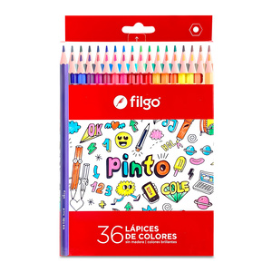 LAPICES DE COLOR FILGO PINTO 36U (RESINA) LAPICES DE COLOR FILGO PINTO 36U (RESINA)