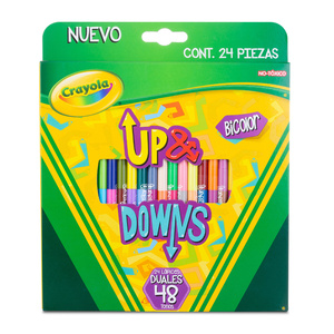 LAPICES DE COLOR CRAYOLA UP DOWNS 24U LAPICES DE COLOR CRAYOLA UP DOWNS 24U