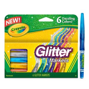 MARCADORES CRAYOLA ALTERNATIVE GLITTER 8U MARCADORES CRAYOLA ALTERNATIVE GLITTER 8U