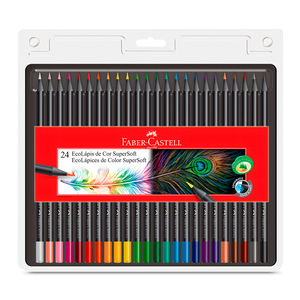 LAPICES DE COLORES FABER CASTELL SUPERSOFT 24U LAPICES DE COLORES FABER CASTELL SUPERSOFT 24U