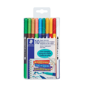 MARCADORES STAEDTLER MAGICOS DOBLE PUNTA 10U MARCADORES STAEDTLER MAGICOS DOBLE PUNTA 10U