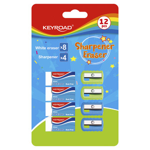 BORRADOR + SACAPUNTAS KEYROAD MINI TEC BORRADOR + SACAPUNTAS KEYROAD MINI TEC