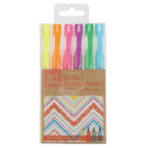 MARCADORES PUNTA PINCEL TREE IN ART NEON 6U MARCADORES PUNTA PINCEL TREE IN ART NEON 6U