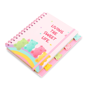CUADERNO ESPIRAL GUMMY BEAR CON DIVISIONES 100H CUADERNO ESPIRAL GUMMY BEAR CON DIVISIONES 100H