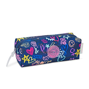 ESTUCHE DKT SCRIBBLE PINK/NAVY ESTUCHE DKT SCRIBBLE PINK/NAVY