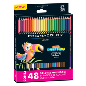 LAPICES DE COLOR PRISMACOLOR JUNIOR DOBLE PUNTA 24U LAPICES DE COLOR PRISMACOLOR JUNIOR DOBLE PUNTA 24U