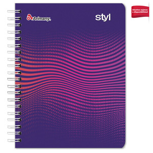 CUADERNO ESPIRAL ARIMANY STYL CUADRO 100H (PASTA SEMI DURA) CUADERNO ESPIRAL ARIMANY STYL CUADRO 100H (PASTA SEMI DURA)