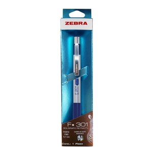 BOLIGRAFO METALICO ZEBRA ZEBRA F-301 FINO AZUL ESTUCHE METALIZADO 1U BOLIGRAFO METALICO ZEBRA ZEBRA F-301 FINO AZUL ESTUCHE METALIZADO 1U
