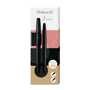 SET PLUMA FUENTE Y BOLIGRAFO JAZZ NOBLE ELEGANCE NEGRA SET PLUMA FUENTE Y BOLIGRAFO JAZZ NOBLE ELEGANCE NEGRA