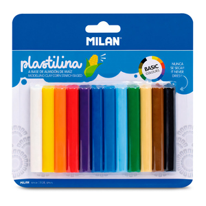PLASTILINA MILAN BARRITAS 140GRS 12U PLASTILINA MILAN BARRITAS 140GRS 12U