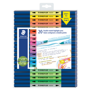 MARCATEXTOS STAEDTLER DOBLE PUNTA 20U MARCATEXTOS STAEDTLER DOBLE PUNTA 20U