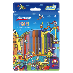 MARCADORES ARTESCO PUNTA DELGADA MAX45 C/12PZS MARCADORES ARTESCO PUNTA DELGADA MAX45 C/12PZS