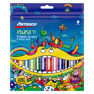 MARCADORES ARTESCO PUNTA GRUESA AQUAMAX47 10U MARCADORES ARTESCO PUNTA GRUESA AQUAMAX47 10U