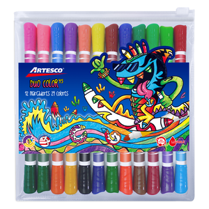 MARCADORES ARTESCO DUO COLOR 45 12U MARCADORES ARTESCO DUO COLOR 45 12U