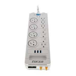 PROTECTOR DE SOBRETENSION FORZA FSP-1011USBW PROTECTOR DE SOBRETENSION FORZA FSP-1011USBW