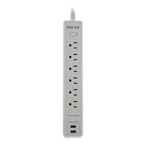 PROTECTOR DE SOBRETENSION FORZA FSP-612USBW PROTECTOR DE SOBRETENSION FORZA FSP-612USBW