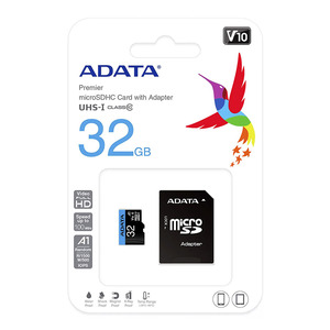 MEMORIA ADATA MICRO SD 32GB AUSDH32GUICL10- MEMORIA ADATA MICRO SD 32GB AUSDH32GUICL10-