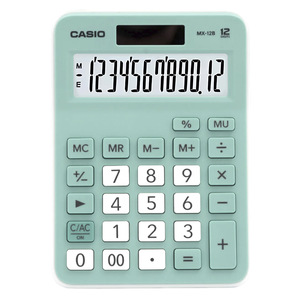 CALCULADORA CASIO DE ESCRITORIO COMPACTA MX-12B-GN CALCULADORA CASIO DE ESCRITORIO COMPACTA MX-12B-GN