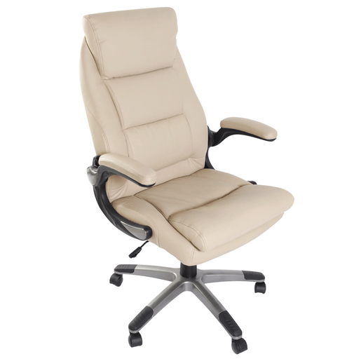 SILLA GERENCIAL DE PU COLOR BLANCO HUESO 4TUNE
