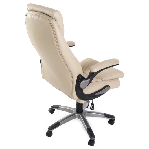 SILLA GERENCIAL DE PU COLOR BLANCO HUESO 4TUNE