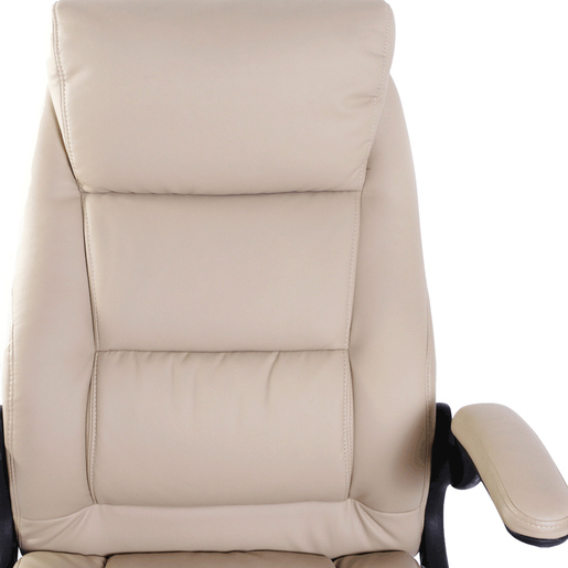 SILLA GERENCIAL DE PU COLOR BLANCO HUESO 4TUNE