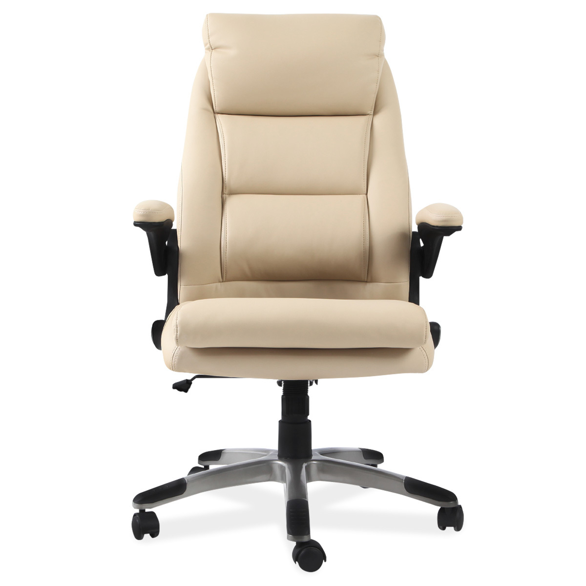 SILLA GERENCIAL DE PU COLOR BLANCO HUESO 4TUNE