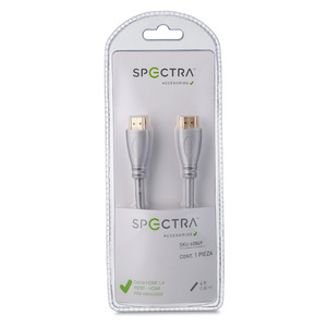 CABLE HDMI A HDMI 3.65 METROS (COLOR PLATA) CABLE HDMI A HDMI 3.65 METROS (COLOR PLATA)