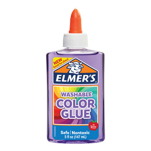 GOMA ELMERS TRANSPARENTE MORADO 5OZ GOMA ELMERS TRANSPARENTE MORADO 5OZ