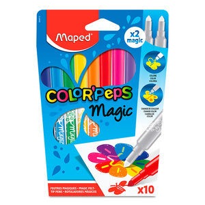 MARCADORES MAPED MÁGICOS COLOR'PEPS 10U