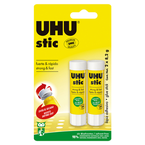 BARRA DE PEGAMENTO UHU 8.2G 2U BARRA DE PEGAMENTO UHU 8.2G 2U