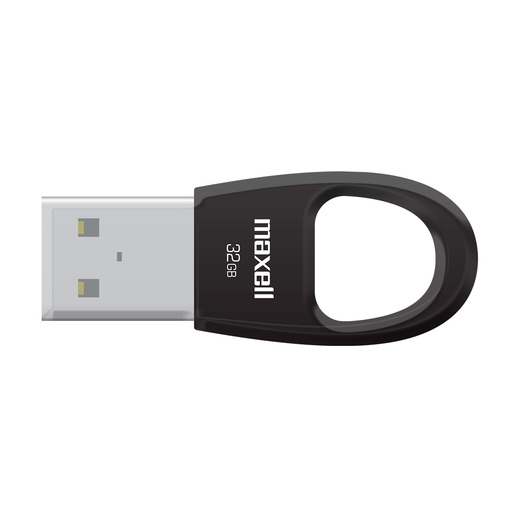 MEMORIA MAXELL USB TIPO LLAVERO 32 GB NEGRO USBK-32 BLACK