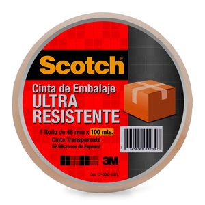 SCOTCH CINTA DE EMPAQUE ULTRARESISTENTE 48MMX100M SCOTCH CINTA DE EMPAQUE ULTRARESISTENTE 48MMX100M