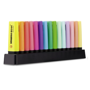 RESALTADOR STABILO BOSS 15U (COLORES ORIGINAL + PASTEL) RESALTADOR STABILO BOSS 15U (COLORES ORIGINAL + PASTEL)