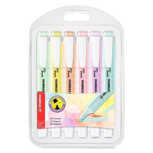 RESALTADOR STABILO SWING COOL PASTEL 6U RESALTADOR STABILO SWING COOL PASTEL 6U