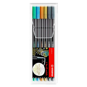 MARCADOR STABILO PEN 68 METALICOS 6U MARCADOR STABILO PEN 68 METALICOS 6U