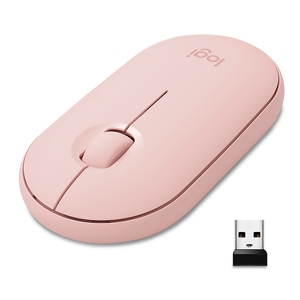 LOGITECH PEBBLE M350 WIRELESS MOUSE (ROSADO) LOGITECH PEBBLE M350 WIRELESS MOUSE (ROSADO)
