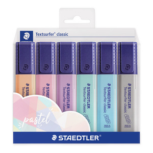 MARCATEXTO STAEDTLER TEXTSURFER PASTEL 6U MARCATEXTO STAEDTLER TEXTSURFER PASTEL 6U