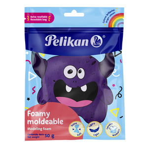 FOAMY MOLDEABLE VIOLETA PELIKAN 50GRS FOAMY MOLDEABLE VIOLETA PELIKAN 50GRS