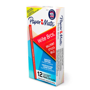 BOLIGRAFO PAPER MATE ROJO 1.0MM 12U (ESTILO WRITE BROS) BOLIGRAFO PAPER MATE ROJO 1.0MM 12U (ESTILO WRITE BROS)