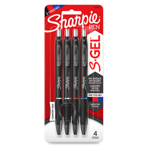 BOLIGRAFO GEL SHARPIE 0.7MM 4U (2 NEGRO, 1 AZUL, 1 ROJO) BOLIGRAFO GEL SHARPIE 0.7MM 4U (2 NEGRO, 1 AZUL, 1 ROJO)