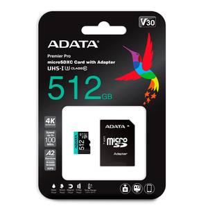 MEMORIA MICRO SD 512GB PROFESIONAL C/ADAPATADOR