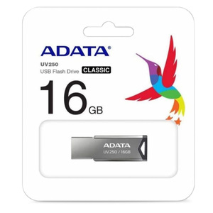 MEMORIA USB 16GB 2.0 PLATA ADATA