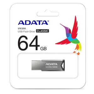 MEMORIA ADATA USB 64GB AUV250-64G-RBK MEMORIA ADATA USB 64GB AUV250-64G-RBK