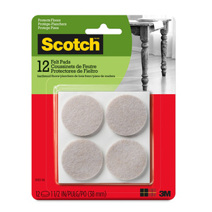PROTECCION PARA SUPERFICES SCOTCH 12U (1.5 , BEIGE, REDONDOS) PROTECCION PARA SUPERFICES SCOTCH 12U (1.5 , BEIGE, REDONDOS)