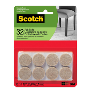 PROTECCION PARA SUPERFICES SCOTCH 32U (1 , BEIGE, REDONDOS) PROTECCION PARA SUPERFICES SCOTCH 32U (1 , BEIGE, REDONDOS)