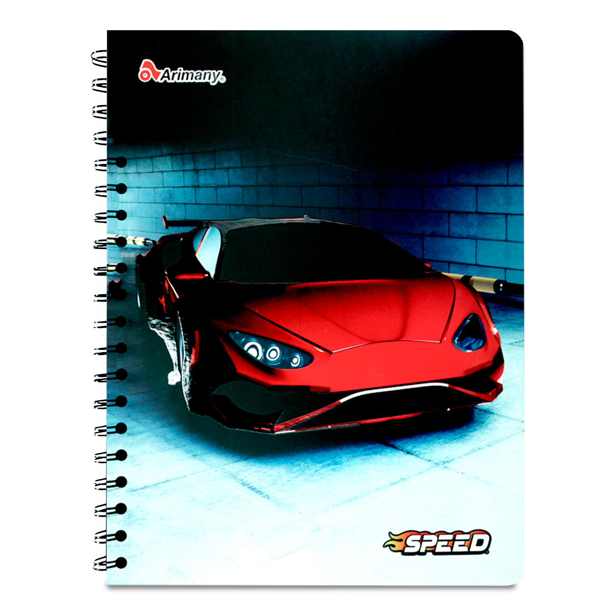 CUADERNO ESPIRAL ARIMANY SPEED LINEAS 100H (PASTA SEMI DURA)